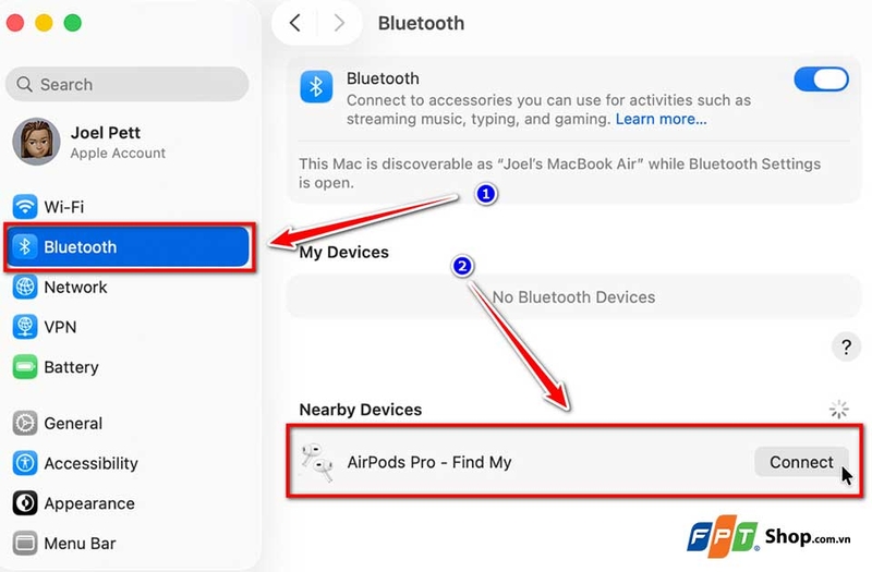 Cách ghép AirPods với máy Mac - 05