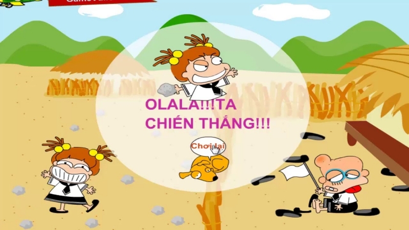 Ghét Nhau Ném Đá là trò chơi chọc phá vui nhộn