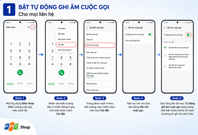 ghi âm cuộc gọi trên Samsung 1