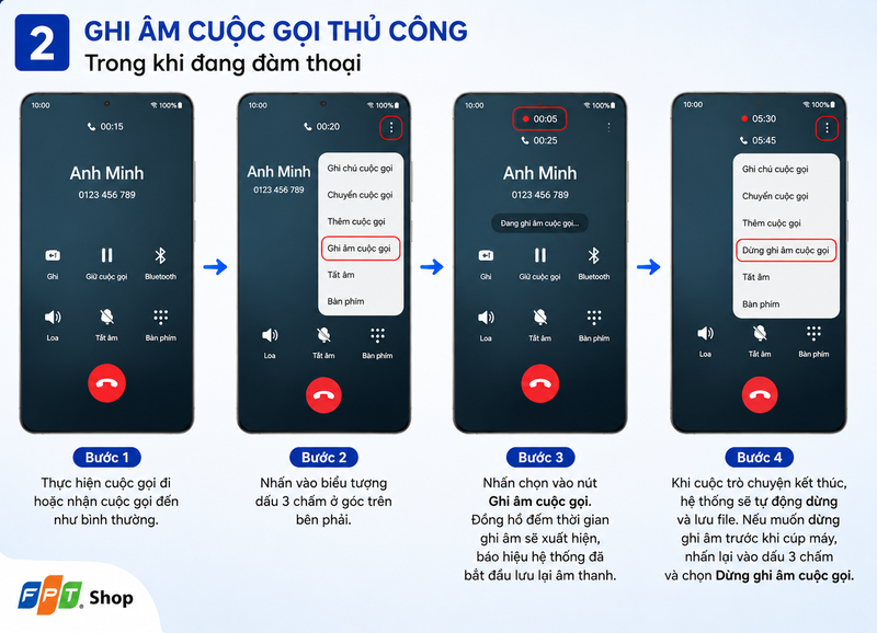ghi âm cuộc gọi trên Samsung 2