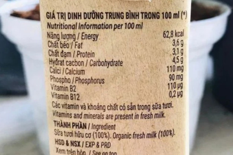 Ghi thành phần là gì 2