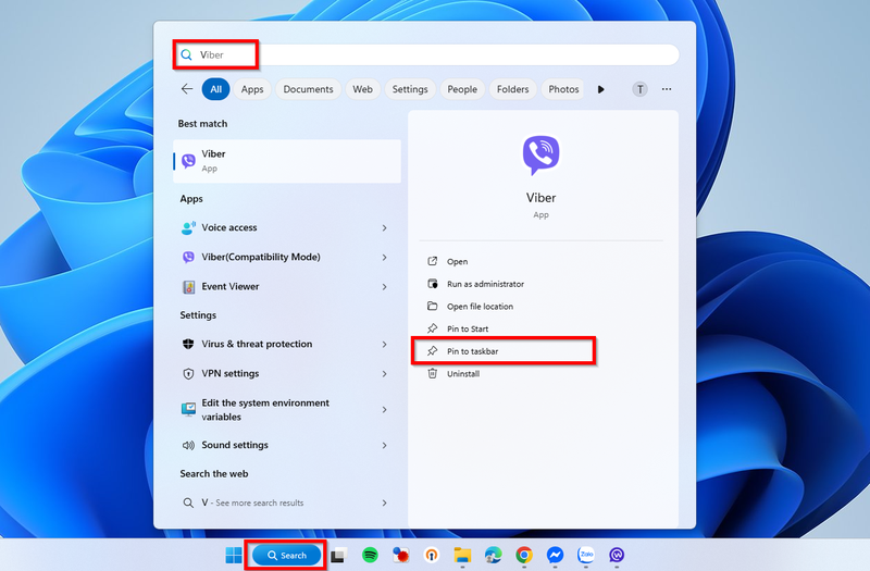 cách ghim và gỡ ứng dụng trên thanh Taskbar Windows 11 ảnh 1