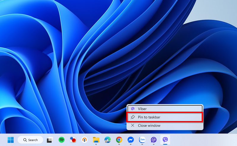 cách ghim và gỡ ứng dụng trên thanh Taskbar Windows 11 ảnh 3