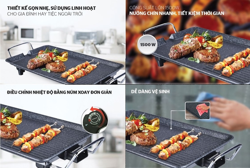 Giá bếp nướng điện Sunhouse ảnh 2