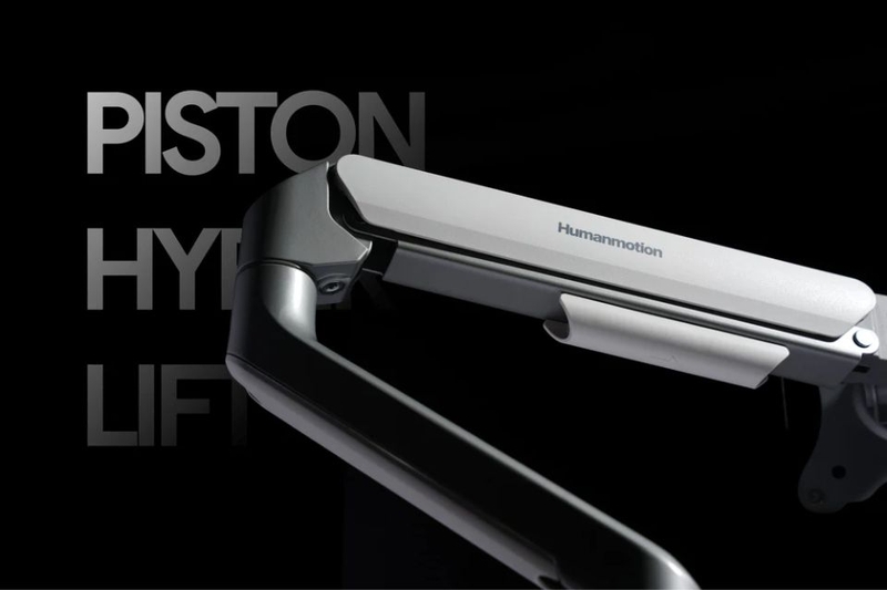 Giá đỡ màn hình đôi Humanmotion T6 Pro Dual 2025 Công nghệ trợ lực piston Hyper Lift