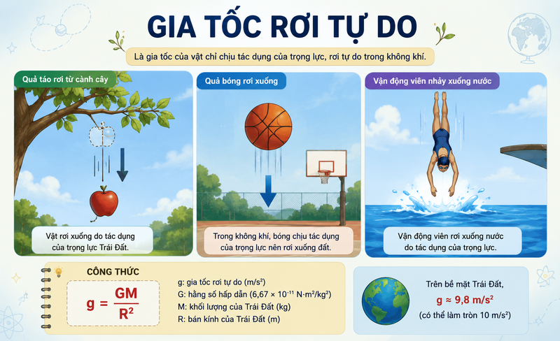 Gia tốc trọng trường là gì 2