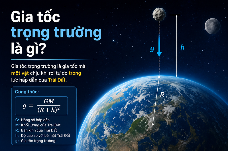 Gia tốc trọng trường là gì 1