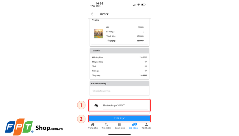 Mua vé Thảo Cầm Viên online qua ứng dụng Thảo Cầm Viên 5