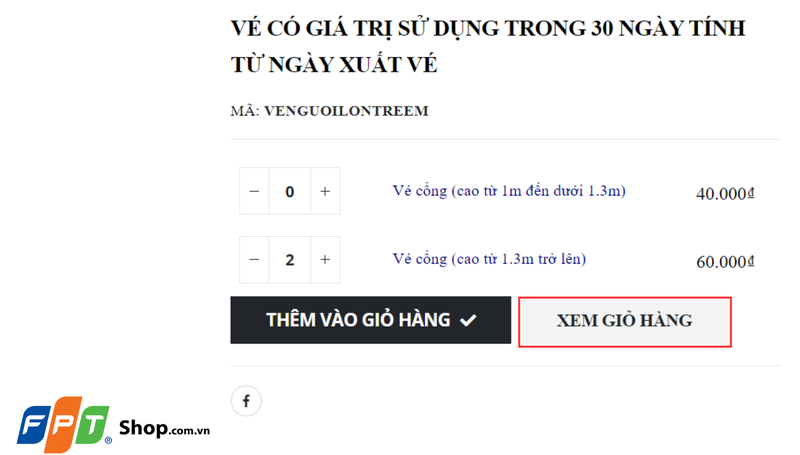 Mua vé Thảo Cầm Viên online trên website 2