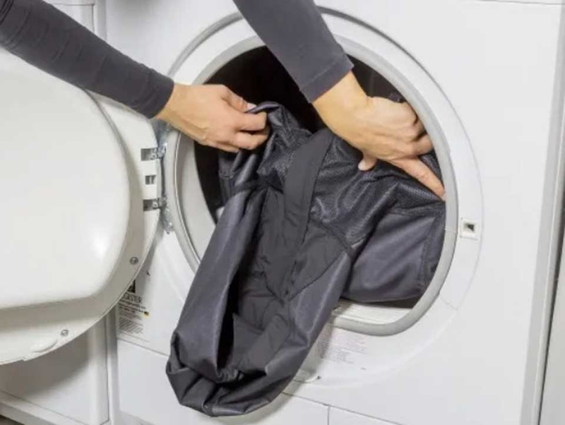 Giặt áo mưa bằng máy giặt - 05