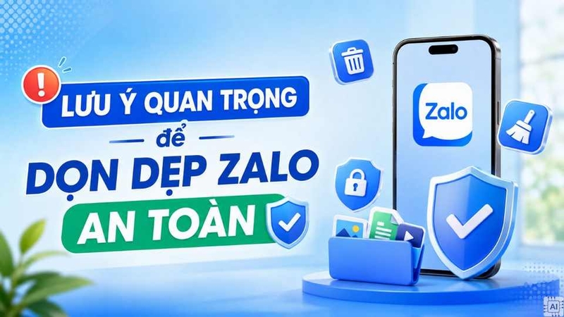 Những điều cần mắ khi giải phóng dung lượng Zalo trên iPhone