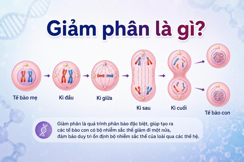 Giảm phân là gì 1