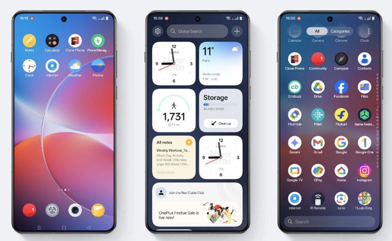 Giao diện OxygenOS - 04