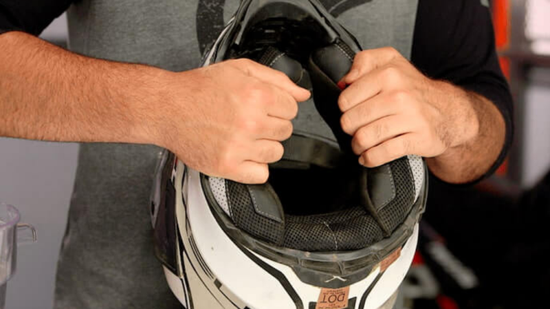 Đối với lớp lót không thể tháo rời