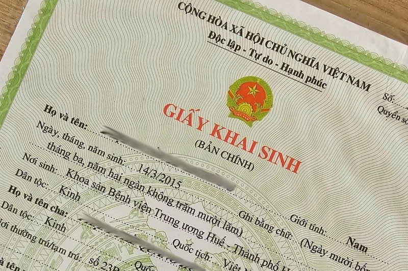giấy khai sinh có làm lại được không