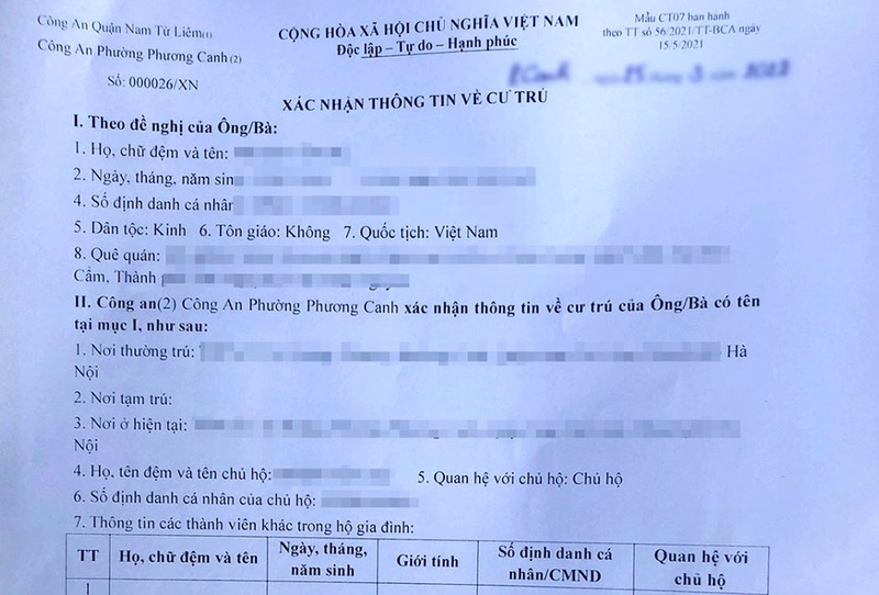 Giấy xác nhận cư trú - 07