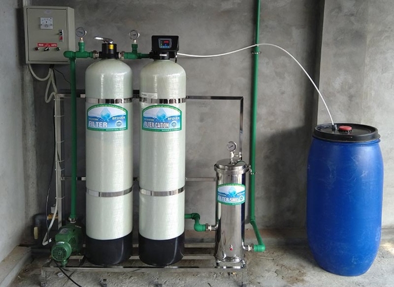 Hình ảnh thực tế sơ đồ lọc nước giếng khoan
