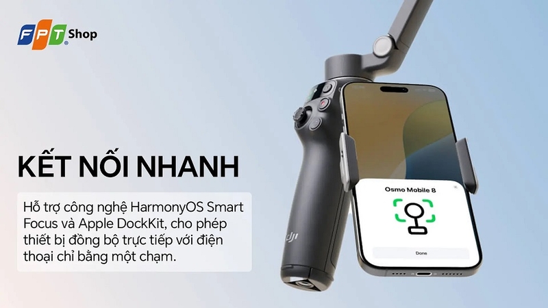 Kiểm tra khả năng tương thích của iPhone với gimbal