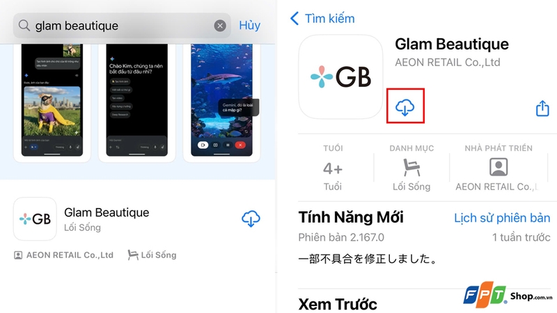 Tải xuống ứng dụng Glam Beautique