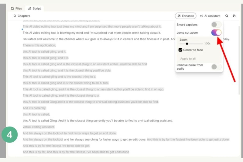 Cách sử dụng Gling AI - chỉnh sửa video bằng AI