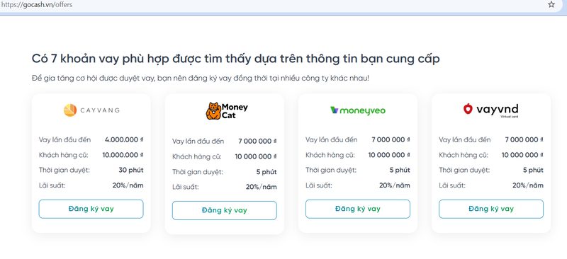 vay tien tai gocash