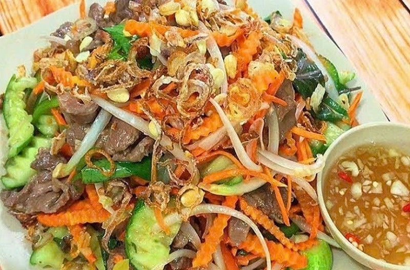 gỏi bắp bò cần tây ảnh 5