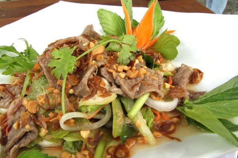 gỏi bắp bò cần tây ảnh 6