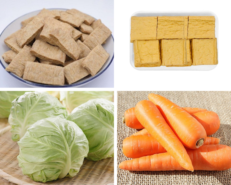cách làm gỏi bắp cải sườn chay 1