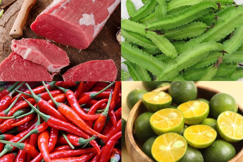 gỏi bò đậu rồng (hình 2)