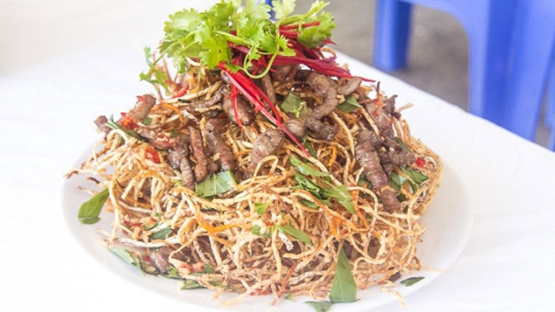 Bước 6: Trình bày món gỏi