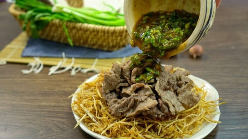 Bước 5: Trộn gỏi