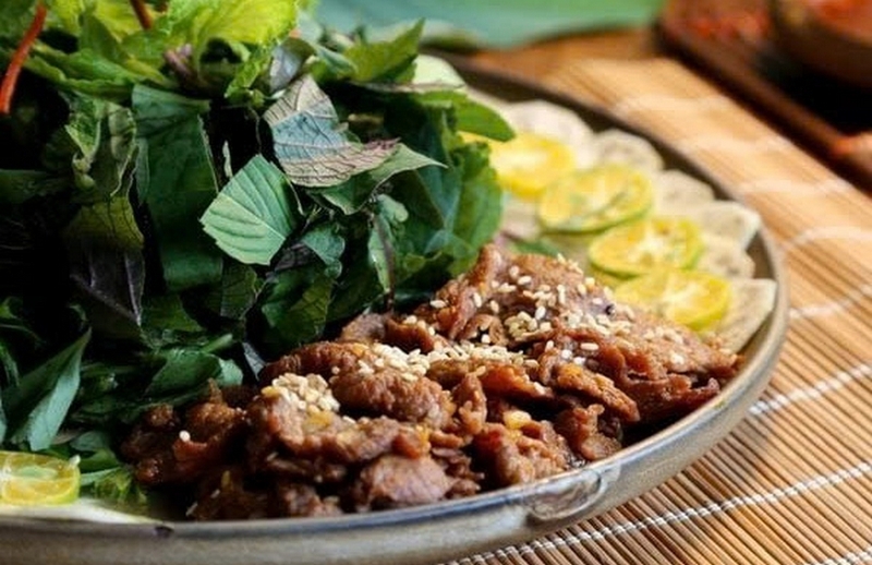 Gỏi bò nướng ảnh 1