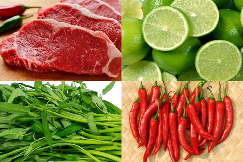 Gỏi bò rau muống 1