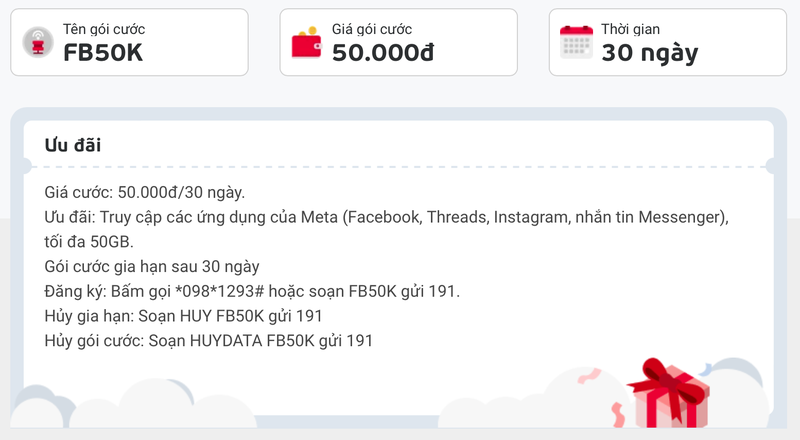 gói cước viettel 50K/tháng không giới hạn data - Hình 2