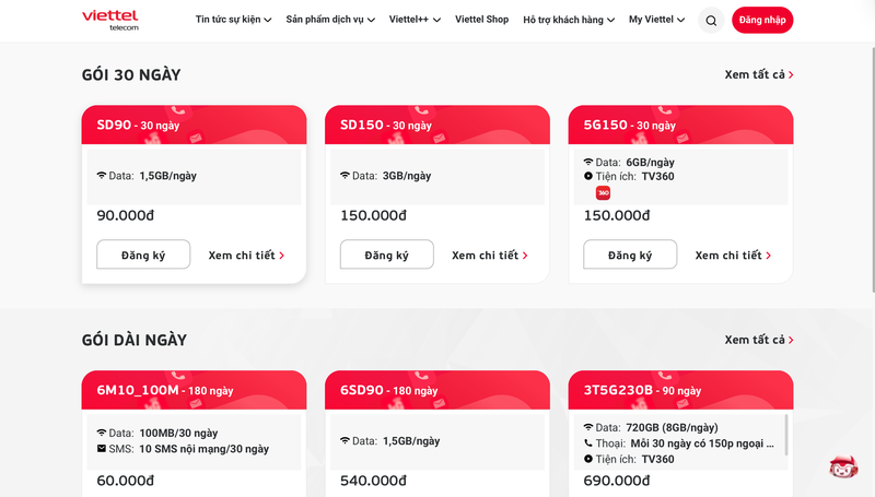 gói cước viettel 50K/tháng không giới hạn data - Hình 7