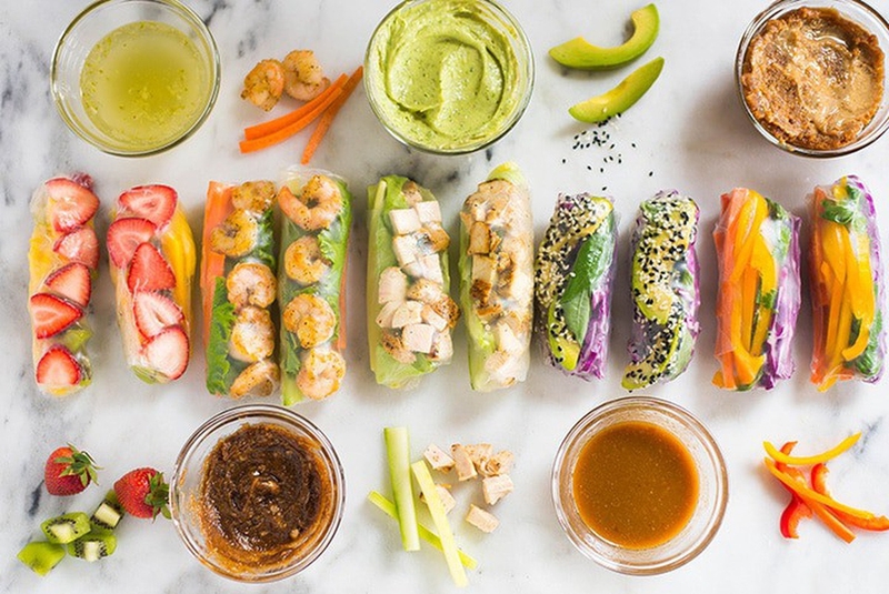 Gỏi cuốn bao nhiêu calo 2