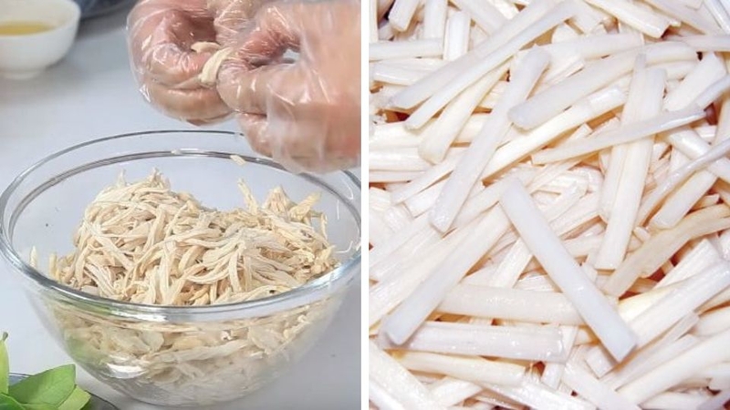 gỏi gà ngó sen 3