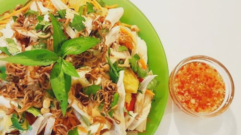 gỏi gà ngó sen 6