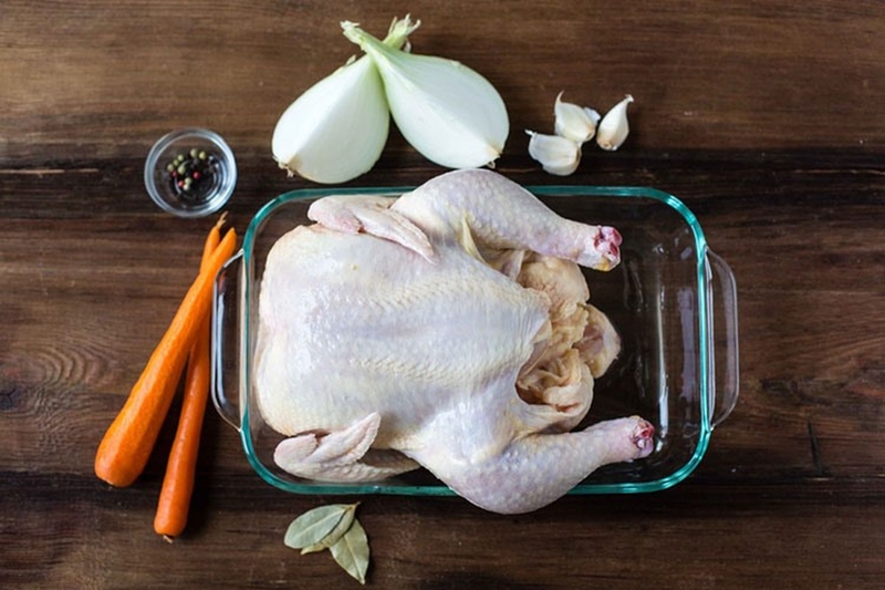 gỏi gà rau nhút 2