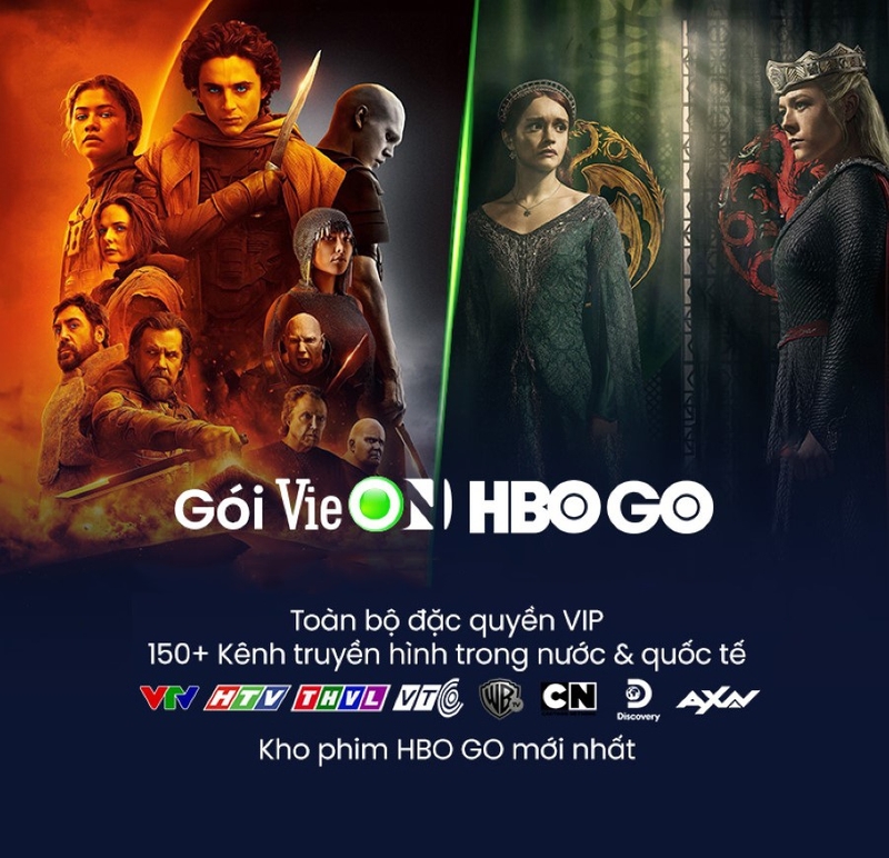 Gói Vieon VIP HBO Go