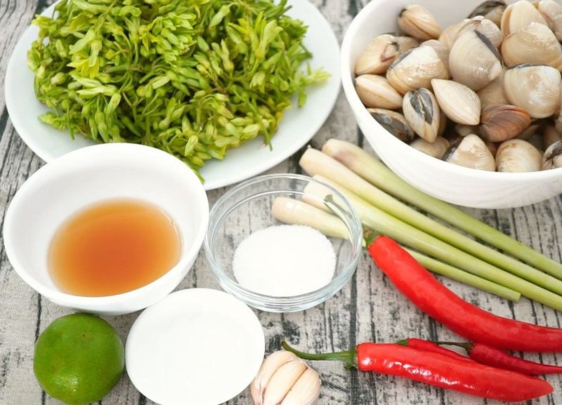gỏi ngao hoa thiên lý hình 2