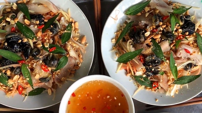 gỏi ốc bươu 6