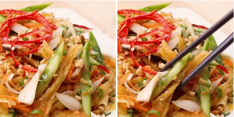 gỏi tàu hũ ky nấm đùi gà 7