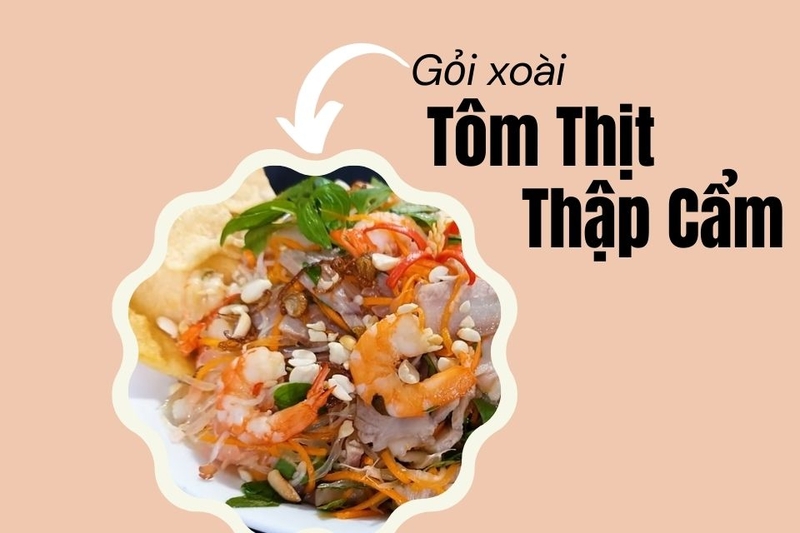 Thành phẩm gỏi xoài thập cẩm