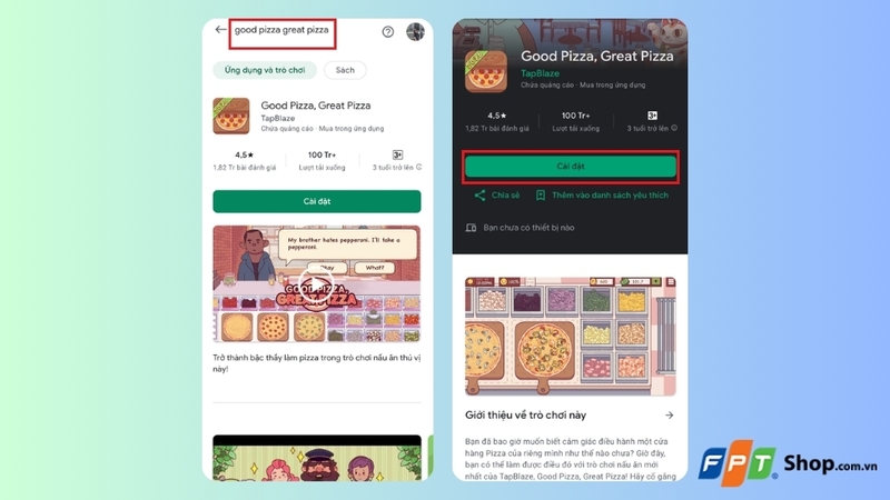 Tải Good Pizza, Great Pizza trên Android