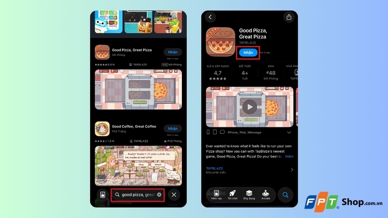 Tải Good Pizza, Great Pizza trên iOS