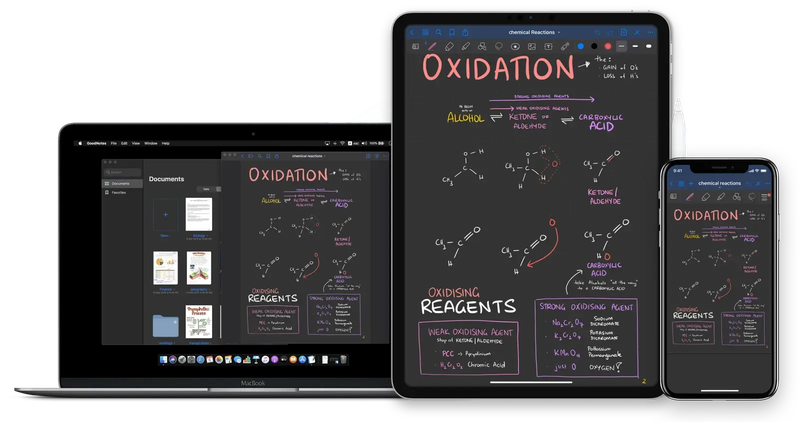 goodnotes ho tro da thiet bi