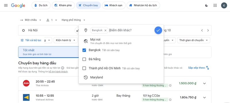 google Flights 13