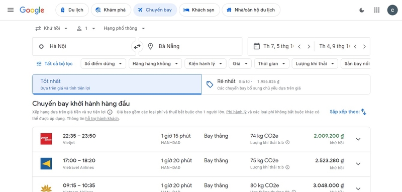 google Flights 8