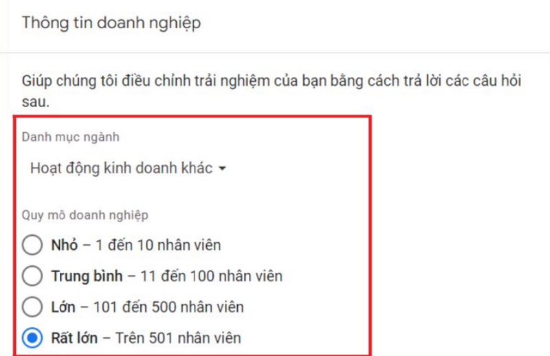 Tìm hiểu Danh mục ngành của website